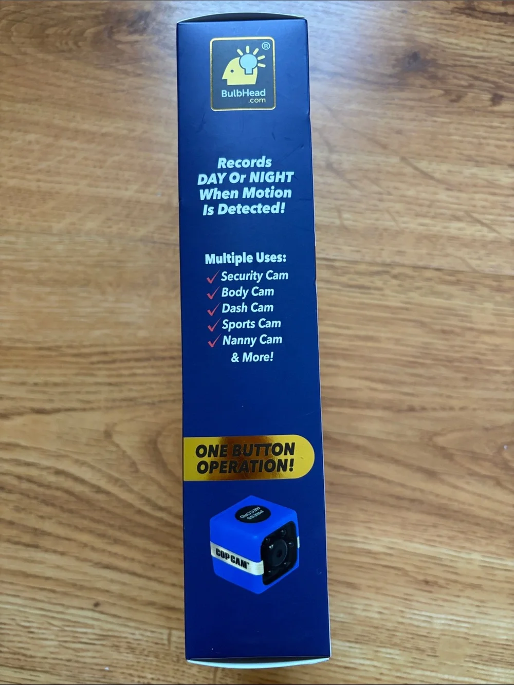 Cop Cam Compact Cordless Security Camera NWT